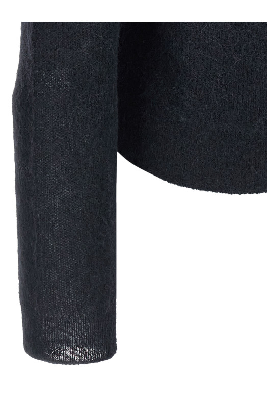 Футболка з поло з тама-пряжі Синя A25AP05AKNAVY