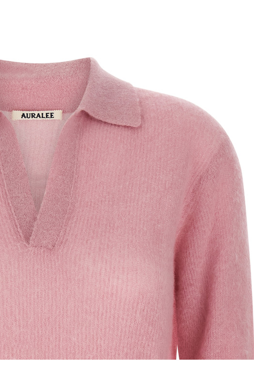 Футболка з поло Tam рожевого кольору A25AP05AKPINK