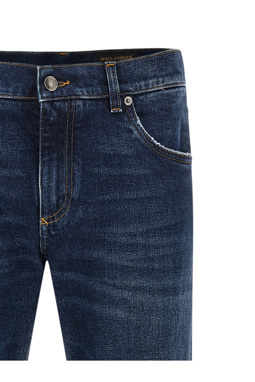 Logo plaque jeans Blue Logo plaque jeans Blue