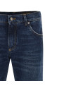 Logo plaque jeans Blue Logo plaque jeans Blue