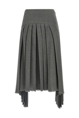 Pleated skirt Gray Pleated skirt Gray
