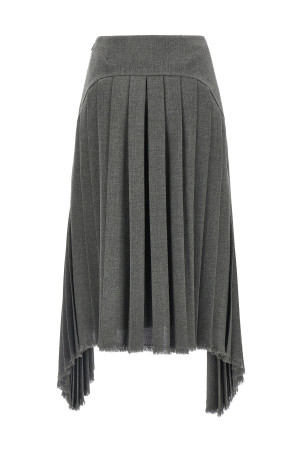 Pleated skirt Gray Pleated skirt Gray