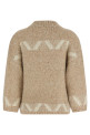 Светр з вишивкою «Punto Luce» Бежевий E99015F03R9243A44A