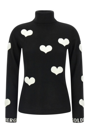 'Bacio' turtleneck sweater Black-grey 'Bacio' turtleneck sweater Black-grey