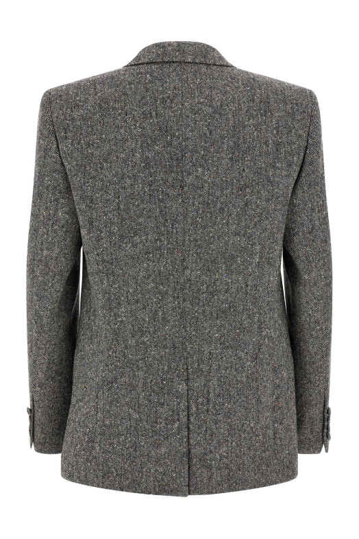 Блейзер Valentino Garavani Tweed Donegal Gray V0CEJ25B4K0AN