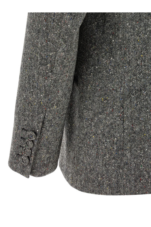 Блейзер Valentino Garavani Tweed Donegal Gray V0CEJ25B4K0AN