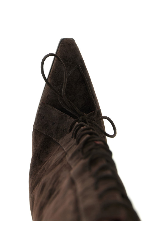 Черевики «Jane Fold Over Lace Up» Коричневі PX1805XV003EBANO Черевики «Jane Fold Over Lace Up» Коричневі PX1805XV003EBANO