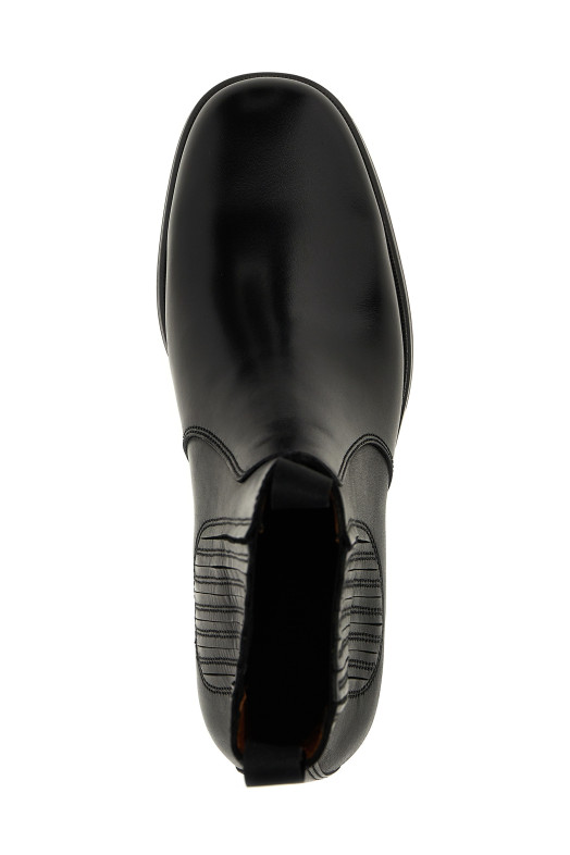 Кожаные ботильоны Chelsea Черный LEMAIRE FO0121LL0106BK999