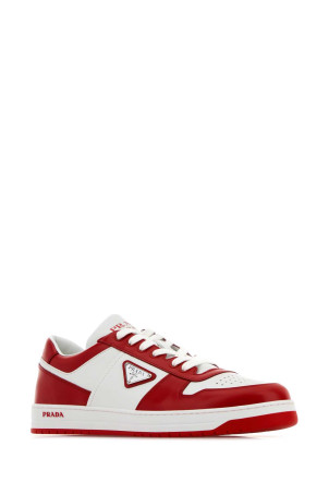 Two-tone leather Downtown sneakers PRADA (2EE364FD0013LKG) Two-tone leather Downtown sneakers PRADA (2EE364FD0013LKG)
