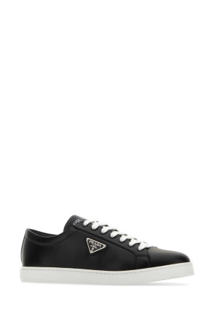 Black leather sneakers PRADA (2EE376FG0003F0E)
