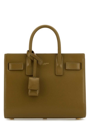 Кожаная сумка Sac De Jour цвета хаки SAINT LAURENT (39203502G9W) Кожаная сумка Sac De Jour цвета хаки SAINT LAURENT (39203502G9W)