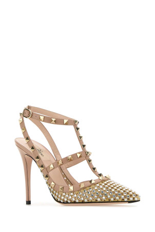 Туфли Rockstud из украшенной сетки VALENTINO GARAVANI (6W0S0393LHU)