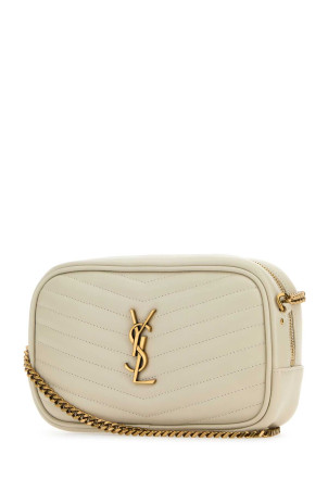 Ivory leather mini Lou crossbody bag SAINT LAURENT (748849DV707) Ivory leather mini Lou crossbody bag SAINT LAURENT (748849DV707)