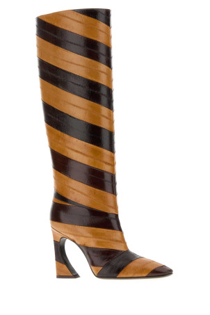 Two-tone leather Arco boots FENDI (8W8802AY9K) Two-tone leather Arco boots FENDI (8W8802AY9K)