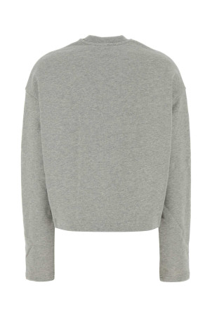 Серая хлопковая толстовка AMI (FSW766730) AMI PARIS Серая хлопковая толстовка AMI (FSW766730) AMI PARIS