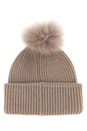 Вовняна шапка Dove grey FENDI (FXQ848AYKO) Вовняна шапка Dove grey FENDI (FXQ848AYKO)