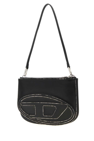 Black leather 1DR shoulder bag DIESEL (X10330P8630) Black leather 1DR shoulder bag DIESEL (X10330P8630)
