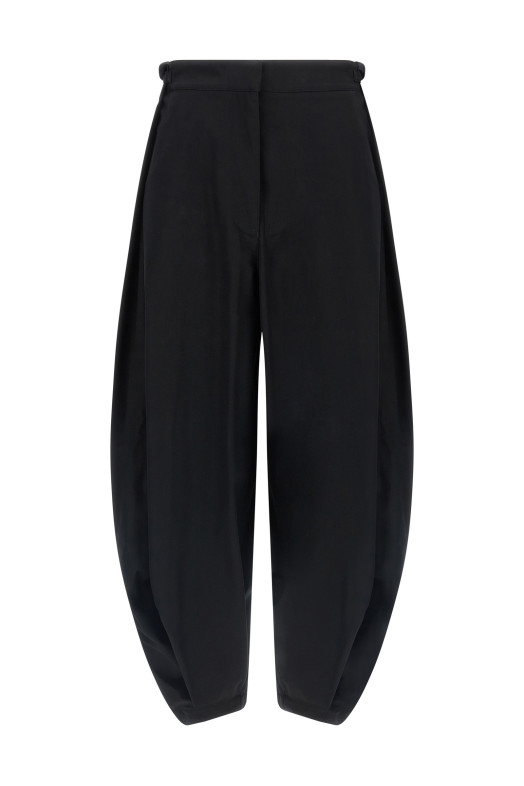 Draped trousers Black Draped trousers Black