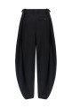 Draped trousers Black Draped trousers Black