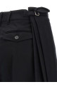 Draped trousers Black Draped trousers Black