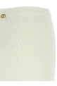 Cut-out intarsia skirt White Cut-out intarsia skirt White