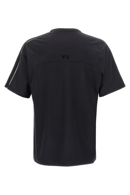 Футболка «Y-3 Mesh Stripes Short Sleeve» Черная JL8312BLACK Футболка «Y-3 Mesh Stripes Short Sleeve» Черная JL8312BLACK
