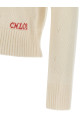 Светр з логотипом Jacquard Білий CHLOÉ CH25WMP08590107 Светр з логотипом Jacquard Білий CHLOÉ CH25WMP08590107