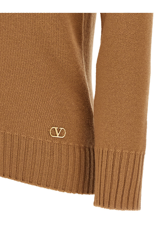 Вовняний светр Valentino Garavani Бежевий B0KC69L9SWC54
