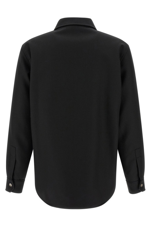 Вовняна сорочка Чорна GUCCI 827667ZAMII1000 Вовняна сорочка Чорна GUCCI 827667ZAMII1000