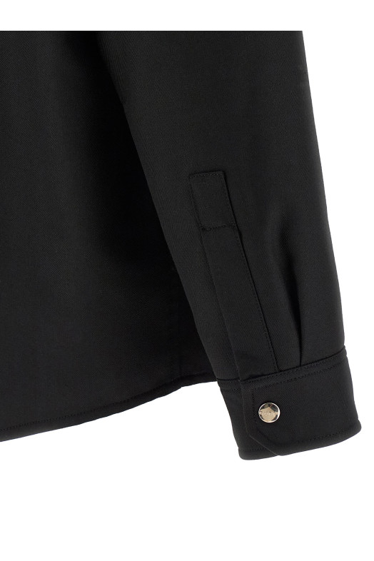 Вовняна сорочка Чорна GUCCI 827667ZAMII1000 Вовняна сорочка Чорна GUCCI 827667ZAMII1000