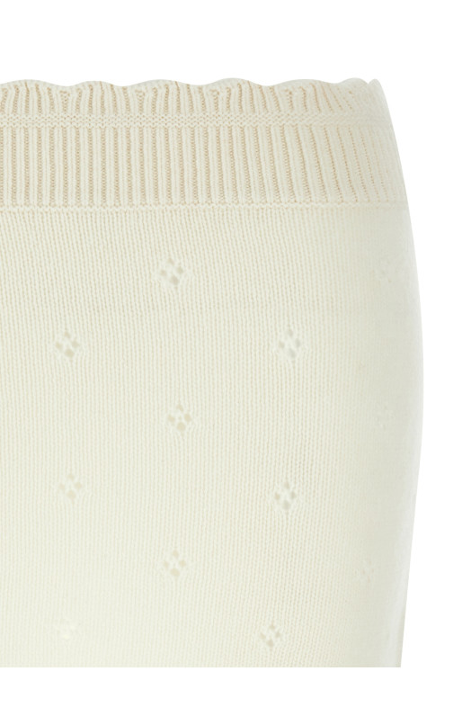 Спідниця з жакардовим логотипом Біла CHLOÉ CH25WMJ06590107 Спідниця з жакардовим логотипом Біла CHLOÉ CH25WMJ06590107