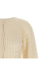 Жаккардовий кардиган з логотипом White CHLOÉ CH25WMP07590107 Жаккардовий кардиган з логотипом White CHLOÉ CH25WMP07590107