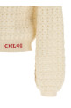 Жаккардовий кардиган з логотипом White CHLOÉ CH25WMP07590107 Жаккардовий кардиган з логотипом White CHLOÉ CH25WMP07590107