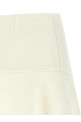 Bouclé wool skirt White Bouclé wool skirt White