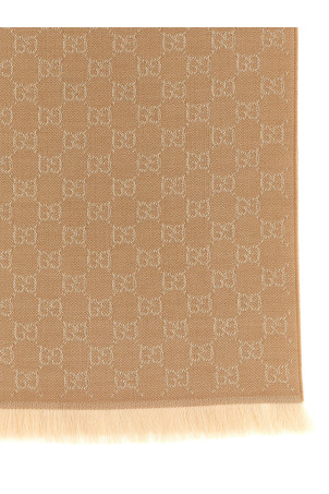 Шерстяной шарф GG Бежевый GUCCI 8485073G2009878 Шерстяной шарф GG Бежевый GUCCI 8485073G2009878