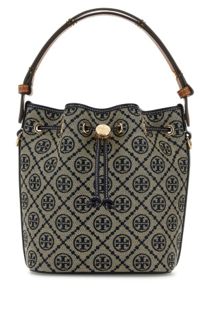 Embroidered fabric mini T Monogram bucket bag TORY BURCH (166414) Embroidered fabric mini T Monogram bucket bag TORY BURCH (166414)
