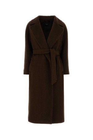 Коричневое пальто из шерстяной смеси Tempera Green WEEKEND (2525016082600) WEEKEND MAX MARA Коричневое пальто из шерстяной смеси Tempera Green WEEKEND (2525016082600) WEEKEND MAX MARA