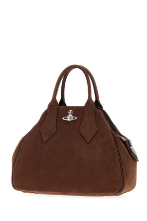 Коричнева замшева сумочка середнього розміру Yasmine VIVIENNE WESTWOOD (4702000UWL007E) Коричнева замшева сумочка середнього розміру Yasmine VIVIENNE WESTWOOD (4702000UWL007E)