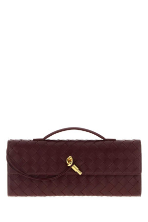 Burgundy leather Andiamo handbag BOTTEGA VENETA (741511VCPP3)