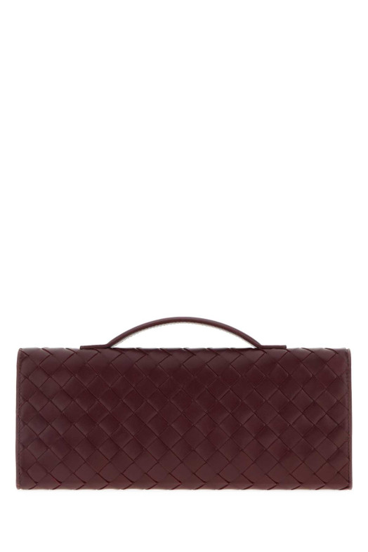 Burgundy leather Andiamo handbag BOTTEGA VENETA (741511VCPP3)