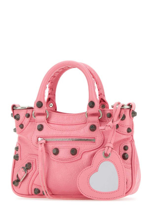 Рожева шкіряна сумочка Neo Cagole S BALENCIAGA (7515231VG9Y) Рожева шкіряна сумочка Neo Cagole S BALENCIAGA (7515231VG9Y)