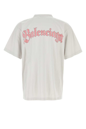 Світло-сіра бавовняна футболка Grey BALENCIAGA (764235TTVH4) Світло-сіра бавовняна футболка Grey BALENCIAGA (764235TTVH4)
