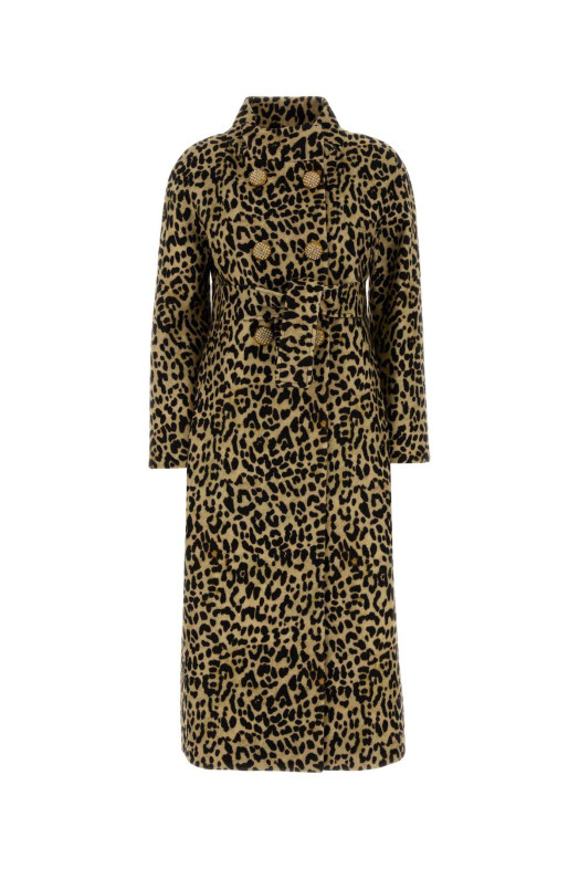 Шерстяное пальто с принтом VALENTINO GARAVANI (7B3CA7Y09G7) Шерстяное пальто с принтом VALENTINO GARAVANI (7B3CA7Y09G7)