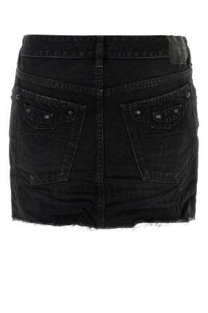 Черная джинсовая мини-юбка BALENCIAGA (852324TTW67)
