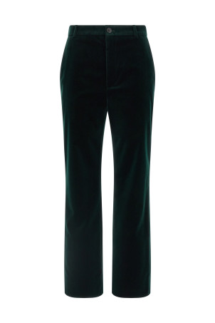 Velvet pants Green