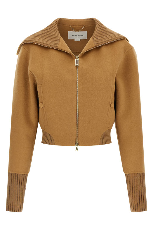 'Double Faced Bomber' jacket Beige 'Double Faced Bomber' jacket Beige