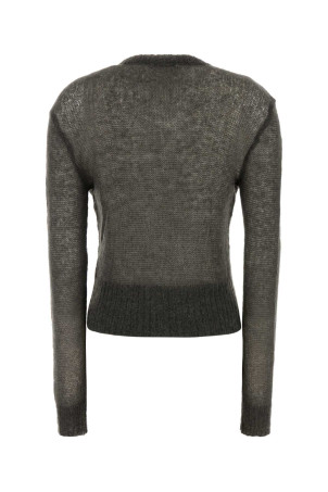Dark grey nylon blend Mum sweater Gray GIMAGUAS (MUMJUMPER) Dark grey nylon blend Mum sweater Gray GIMAGUAS (MUMJUMPER)