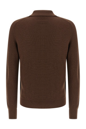 Поло Oasi кашемир Brown ZEGNA UGK93A2131M06001 Поло Oasi кашемир Brown ZEGNA UGK93A2131M06001