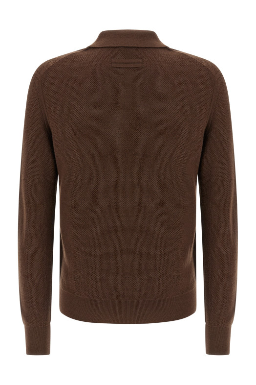Поло Oasi кашемир Brown ZEGNA UGK93A2131M06001 Поло Oasi кашемир Brown ZEGNA UGK93A2131M06001