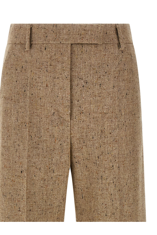 Valentino Garavani pants with Natte' button Beige Valentino Garavani pants with Natte' button Beige